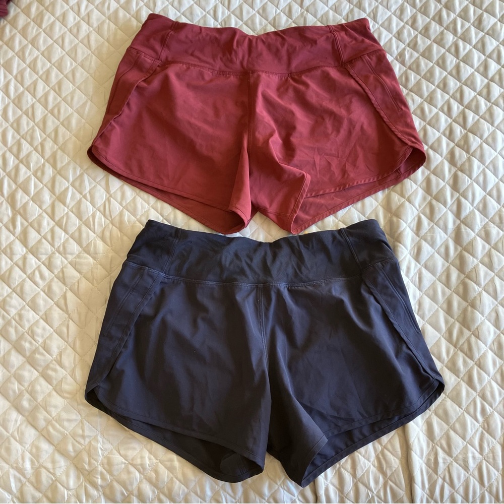 CRZ Yoga Women’s Running Athletic Shorts 4” Inseam